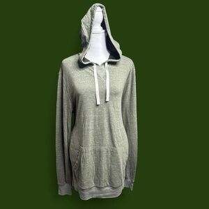 Sonoma Lightweight Olive Green Heathered Hoodie Sweatshirt Size Medium